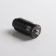 Authentic ThunderHead Creations THC Artemis RDTA Vape Atomizer w/ BF Pin - Black, SS + Glass, 4.5ml, 24mm Diameter