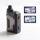 Authentic GeekVape Aegis Hero 45W VW Pod System Vape Starter Kit - Gun Metal, 1200mAh, 5~45W, 4.0ml, 0.4ohm / 0.6ohm