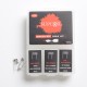 Authentic SUPCOIL MTL Coil + MTL Fused Clapton Coil + MTL Staple Coil Kit - SS316, 0.8 / 0.6 / 0.8ohm (15 PCS)