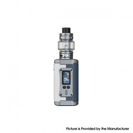 [Ships from Bonded Warehouse] Authentic SMOK Morph 2 Kit 230W Box Mod with TFV18 Tank - White Blue, 1~230W, 2 x 18650, 7.5ml