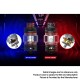 [Ships from Bonded Warehouse] Authentic SMOK Morph 2 Kit 230W Box Mod with TFV18 Tank - White Blue, 1~230W, 2 x 18650, 7.5ml