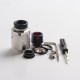 Authentic Vaporesso FORZ RDA Rebuildable Dripping Vape Atomizer w/ BF Pin - Silver