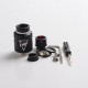 Authentic Vaporesso FORZ RDA Rebuildable Dripping Vape Atomizer w/ BF Pin - Black