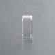 Authentic Vandy Vape Pyro V3 RDTA Atomizer Replacement Glass Tank Tube - Transparent, 4.0ml