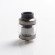 Authentic Augvape Druga RTA Rebuildable Tank Vape Atomizer - Gun Metal, Stainless Steel + Glass, 2.4ml / 3.5ml, 24mm Diameter