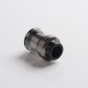 Authentic Augvape Druga RTA Rebuildable Tank Vape Atomizer - Gun Metal, Stainless Steel + Glass, 2.4ml / 3.5ml, 24mm Diameter