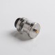 Authentic Augvape Druga RTA Rebuildable Tank Vape Atomizer - Silver, Stainless Steel + Glass, 2.4ml / 3.5ml, 24mm Diameter