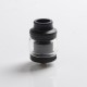 Authentic Augvape Druga RTA Rebuildable Tank Vape Atomizer - Black, Stainless Steel + Glass, 2.4ml / 3.5ml, 24mm Diameter