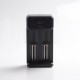Authentic Golisi L2 2A Smart USB Charger with LCD Screen for 18650 / 26650/ 21700 Battery - Black, Dual-Slot