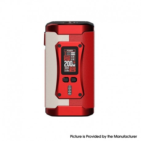 Authentic SMOKTech SMOK Morph 2 230W TC VW Box Mod - White Red, 1~230W, 200~600'F /100~315'C, 2 x 18650