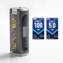 Authentic LostVape Grus 100W TC VW Box Mod - Gunmetal / Puzzling, 5~100W, 200~600'F / 100~300'C, 1 x 18650 / 20700 / 21700