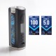 Authentic Lost Vape Grus 100W TC VW Vape Box Mod - Black / Marine, 5~100W, 200~600'F / 100~300'C, 1 x 18650 / 20700 / 21700