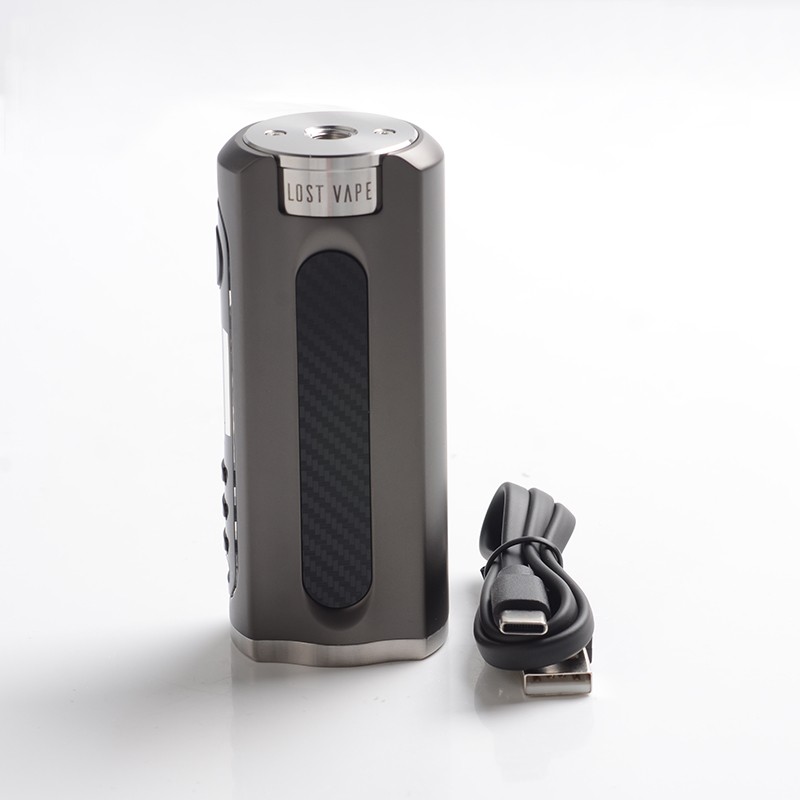 Buy Authentic Lost Vape Grus 100W TC VW Vape Box Mod Gunmetal / Fiber