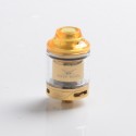 Authentic Oumier Wasp Nano RTA Rebuildable Tank Atomizer - Gold, PCTG + Stainless Steel + Glass, 2ml, 23mm Diameter