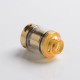 Authentic Oumier Wasp Nano RTA Rebuildable Tank Atomizer - Gold, PCTG + Stainless Steel + Glass, 2ml, 23mm Diameter