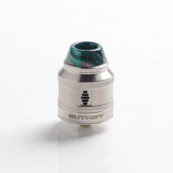 Authentic VandyVape Mutant RDA Rebuildable Dripping Atomizer w/ BF Pin - Silver, Stainless Steel, 25mm Diameter