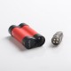 Authentic Gas Mods Mars 15W 750mAh Pod System Starter Kit - Red, Metal + Plastic, 2ml, 1.5ohm / 1.8ohm