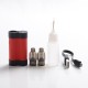 Authentic Gas Mods Mars 15W 750mAh Pod System Starter Kit - Red, Metal + Plastic, 2ml, 1.5ohm / 1.8ohm