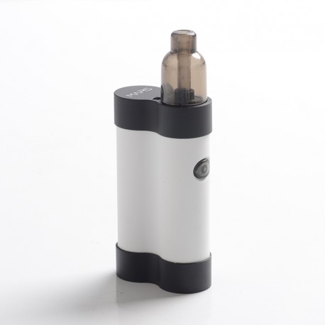 Authentic Gas Mods Mars 15W 750mAh Pod System Starter Kit - White, Metal + Plastic, 2ml, 1.5ohm / 1.8ohm