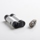 Authentic Gas Mods Mars 15W 750mAh Pod System Starter Kit - Silver, Metal + Plastic, 2ml, 1.5ohm / 1.8ohm