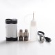 Authentic Gas Mods Mars 15W 750mAh Pod System Starter Kit - Silver, Metal + Plastic, 2ml, 1.5ohm / 1.8ohm