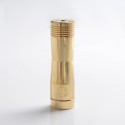 Authentic Hellvape Trishul V2 Mechanical Mech Mod - Brass, 1 x 18650 / 20700 / 21700