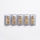 Authentic Wellon Beyond AIO Pod System Vape Kit / Cartridge Replacement SS316L Mesh Coil Head - Gold, 0.3ohm (25~35W) (5 PCS)