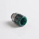 Authentic REEWAPE AS319S 510 Drip Tip for RDA / RTA / RDTA / Sub Ohm Tank Vape Atomizer - Green, Resin & SS, 20mm