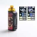 Authentic Asvape Hita Ink 40W Pod System Mod Kit - Black + Hun Dun, 1500mAh, 5~40W, 3.0ml