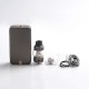 Authentic Vaporesso Gen S 220W TC VW Box Mod Vape Starter Kit w/ NRG-S Tank Atomizer - Matte Gray, 5~220W, 2 x 18650, AXON Chip