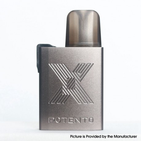 Authentic Advken Potento X Pod System Kit - Slate Gray, 950mAh, 2.5ml, 1.0ohm / 1.2ohm