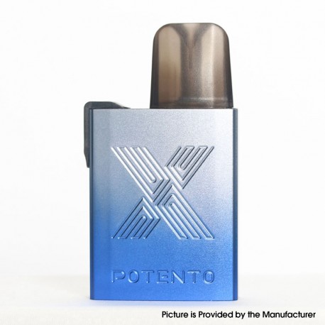 Authentic Advken Potento X Pod System Kit - Sliver Blue, 950mAh, 2.5ml, 1.0ohm / 1.2ohm