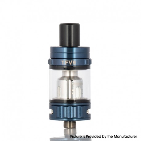 Authentic SMOKTech SMOK TFV9 Mini Sub Ohm Tank Clearomizer Atomizer - Blue, 3.0ml, 0.15ohm, 23mm Diameter