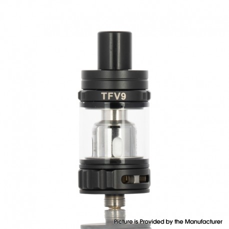 Authentic SMOKTech SMOK TFV9 Mini Sub Ohm Tank Clearomizer Atomizer - Black, 3.0ml, 0.15ohm, 23mm Diameter