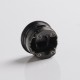 Authentic Damn Vape Mongrel RDA Rebuildable Dripping Vape Atomizer - Gun Metal, 25.4mm / 26mm, with BF Pin + Spare Top Cap