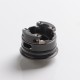 Authentic Damn Vape Mongrel RDA Rebuildable Dripping Vape Atomizer - Gun Metal, 25.4mm / 26mm, with BF Pin + Spare Top Cap