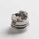 Authentic Damn Vape Mongrel RDA Rebuildable Dripping Vape Atomizer - Silver, 25.4mm / 26mm, with BF Pin + Spare Top Cap