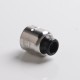 Authentic Damn Vape Mongrel RDA Rebuildable Dripping Vape Atomizer - Silver, 25.4mm / 26mm, with BF Pin + Spare Top Cap