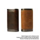 Authentic Dovpo Riva DNA250C 200W Box Mod - Gunmetal-Vintage Brown, VW 1~200W, 2 x 18650, Evolv DNA250C chipset