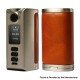 Authentic Dovpo Riva DNA250C 200W Box Mod - Silver-Plain Cognac, VW 1~200W, 2 x 18650, Evolv DNA250C chipset