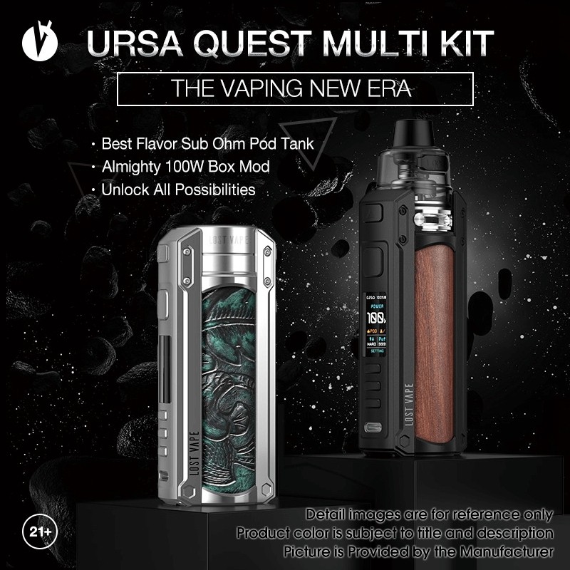 Buy Authentic Lost Vape Ursa Quest Multi Pod Kit SSCrocodile Leather