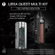 Authentic LostVape Ursa Quest Multi Pod Mod Kit 100W TC VW Box Mod + Ursa Pro Pod Tank - Black-Crocodile Leather, 5~100W, 7.0ml