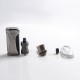 Authentic Innokin Kroma R 80W DTL / MTL VV VW Mod Vape Starter Kit w/ Zlide Tank - Gun Metal, Zinc Alloy + SS, 6~80W, 1 x 18650