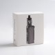 Authentic Innokin Kroma R 80W DTL / MTL VV VW Mod Vape Starter Kit w/ Zlide Tank - Gun Metal, Zinc Alloy + SS, 6~80W, 1 x 18650