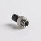 Authentic Auguse CG V2 510 Drip Tip for RBA / RTA / RDA Atomizer - Black + Silver α, POM + SS, 22mm