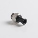Authentic Auguse CG V2 510 Drip Tip for RBA / RTA / RDA Atomizer - Black + Silver β, POM + SS, 22mm