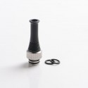 Authentic Auguse CG V2 510 Drip Tip for RBA / RTA / RDA Atomizer - Black + Silver γ, POM + SS, 35mm