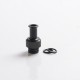 Authentic Auguse CG V2 510 Drip Tip for RBA / RTA / RDA Atomizer - Glossy Black β, POM + SS, 22mm