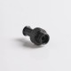 Authentic Auguse CG V2 510 Drip Tip for RBA / RTA / RDA Atomizer - Glossy Black β, POM + SS, 22mm