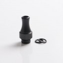 Authentic Auguse CG V2 510 Drip Tip for RBA / RTA / RDA Atomizer - Glossy Black ε, POM + SS, 25mm